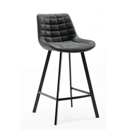 INDUSTRIËLE BARKRUK NAPOLI ANTRACIETGRIJS 80CM