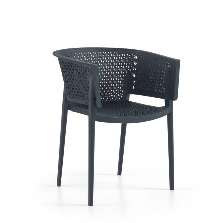 Turtle terras armstoel antraciet